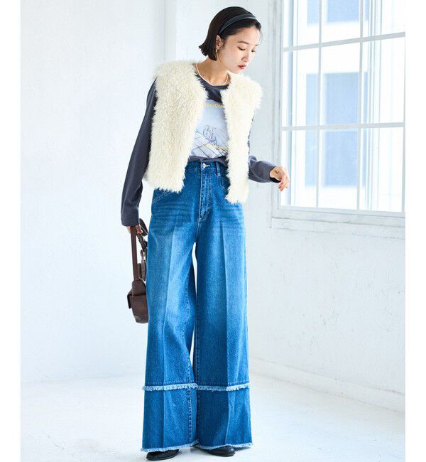 VIS「アソートファーショートベスト」|ベスト・ジレ|