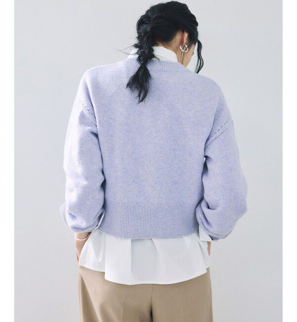 VIS「ハートアソートパール釦ラメミックスカーディガン/イージーケア・一部WEB限定カラー」|カーディガン|