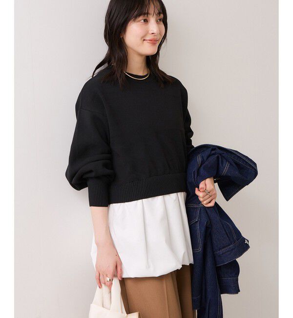 VIS「【WEB限定】シャツドッキングプルオーバー」|Tシャツ・カットソー|