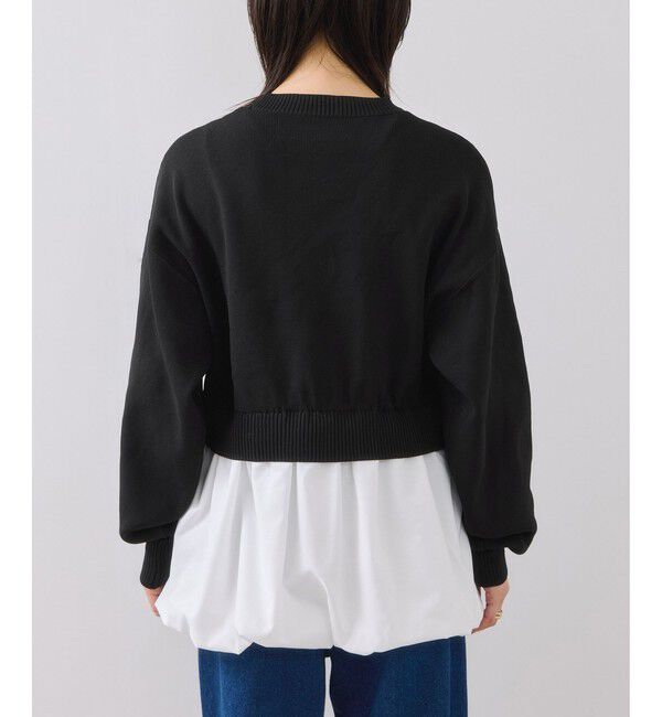 VIS「【WEB限定】シャツドッキングプルオーバー」|Tシャツ・カットソー|