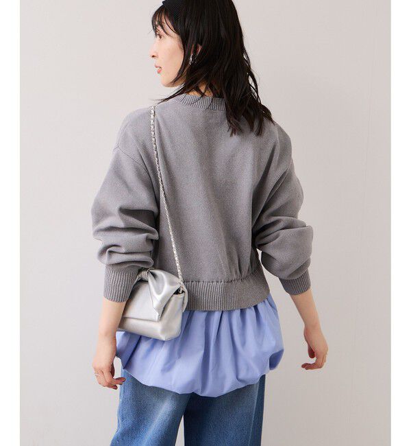 VIS「【WEB限定】シャツドッキングプルオーバー」|Tシャツ・カットソー|