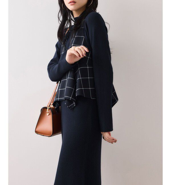 VIS「ビスチェセットニットワンピース」|ワンピース|