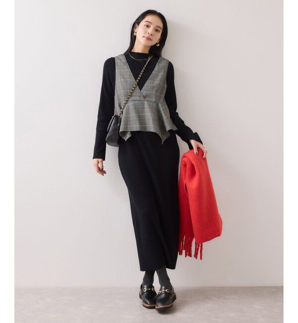 VIS「ビスチェセットニットワンピース」|ワンピース|