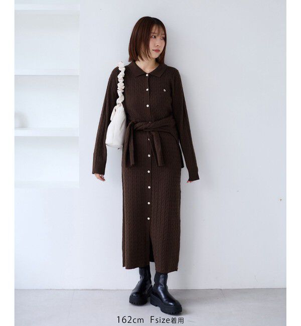 VIS「【POLO BCS】VIS別注ニットワンピース」|ワンピース|