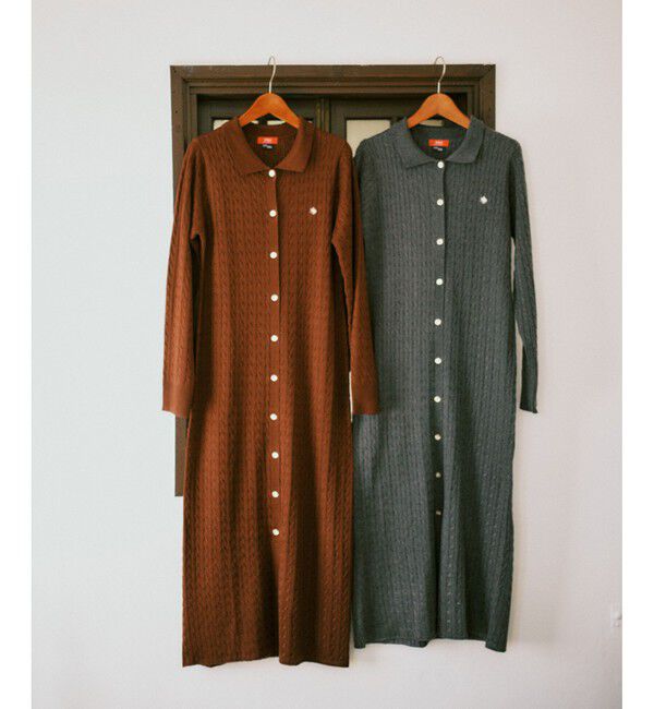 VIS「【POLO BCS】VIS別注ニットワンピース」|ワンピース|