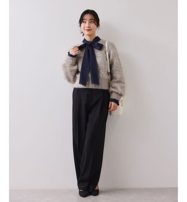 VIS「メタルシャギーネコヤーンニット/静電気防止」|ニット・セーター|