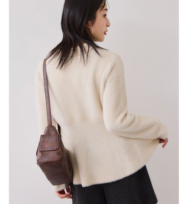 VIS「ペプラムデザインシャギーニット」|ニット・セーター|