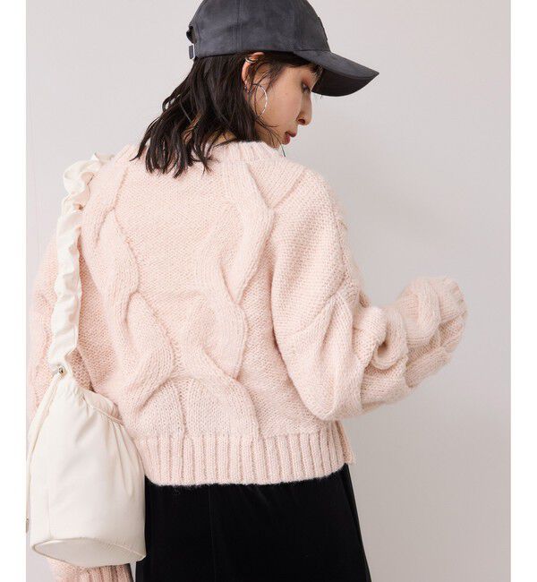 VIS「ケーブルコンパクトニット」|ニット・セーター|