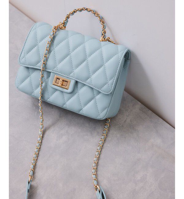 VIS「チェーンハンドルキルティングショルダーバッグ/2WAY・一部WEB限定カラー」|ショルダー・メッセンジャー|