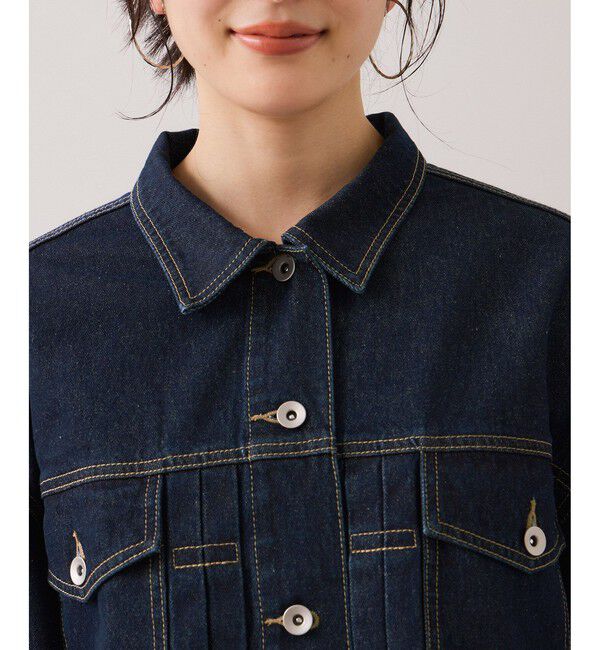 VIS「ボリュームスリーブデニムジャケット」|デニムジャケット|