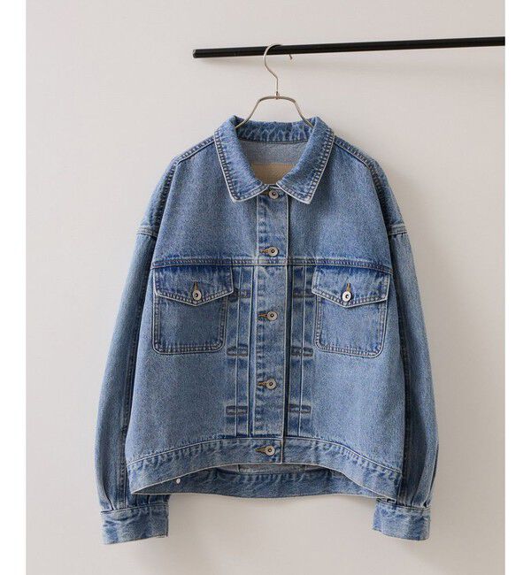 VIS「ボリュームスリーブデニムジャケット」|デニムジャケット|