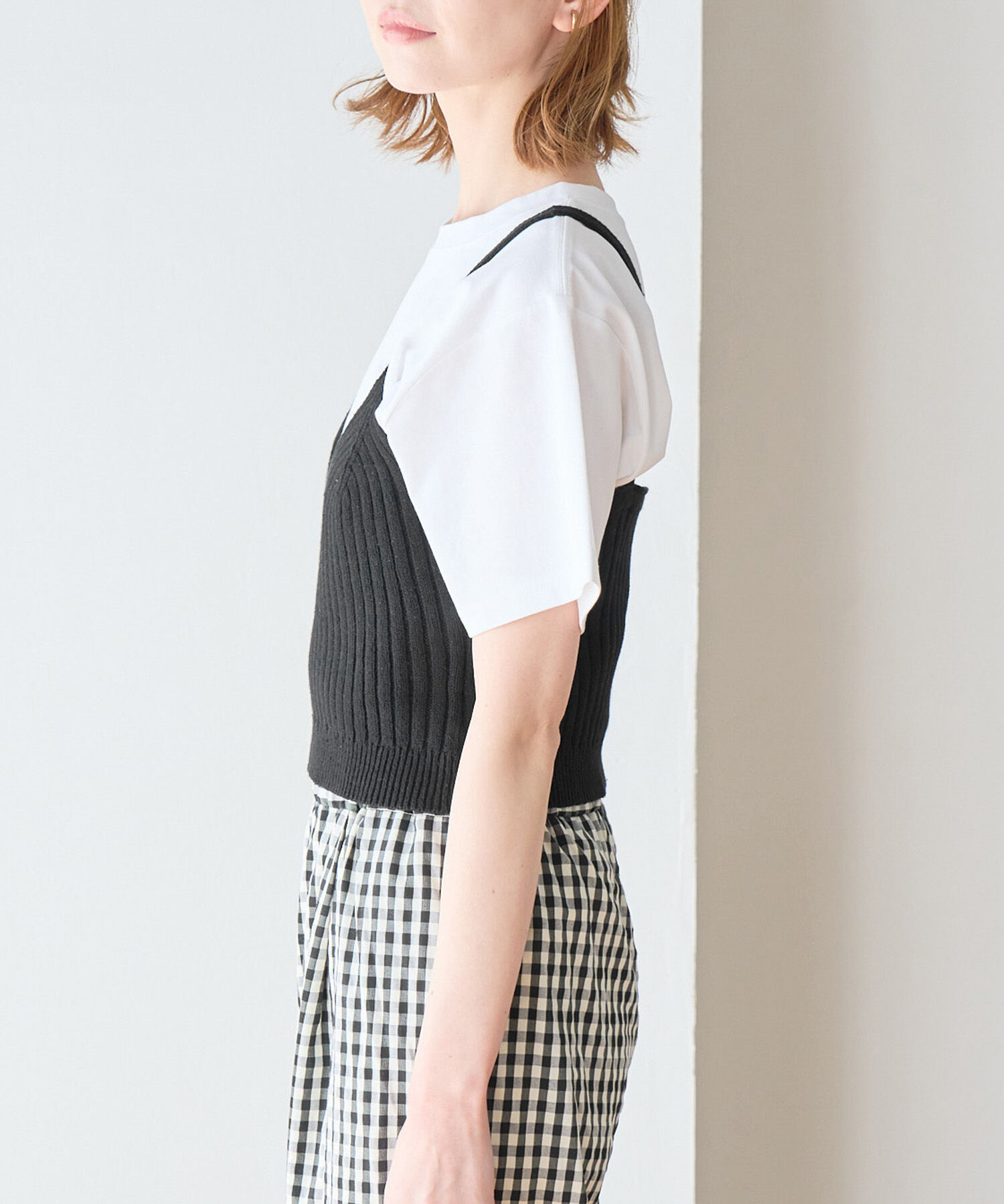 Rope&rsquo;Picnic「BRICO/ニットビスチェ」|ベスト・ジレ|