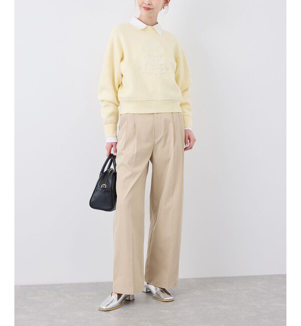 ROPE PICNIC PASSAGE「スクエアトゥセンターシーム甲深バブーシュ」|パンプス|