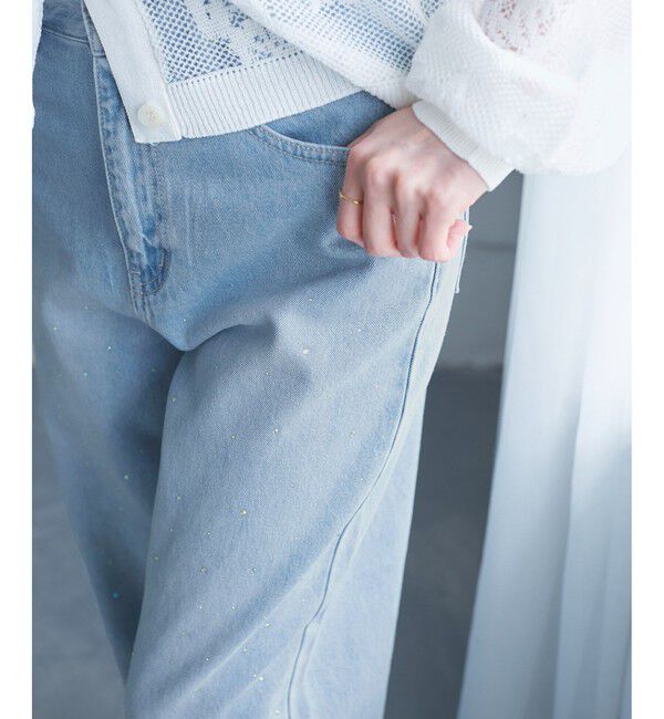 Rope&rsquo;Picnic「キラキラビジューデニム」|デニム|