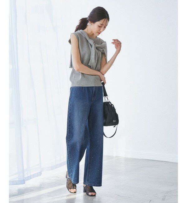 Rope&rsquo;Picnic「キラキラビジューデニム」|デニム|