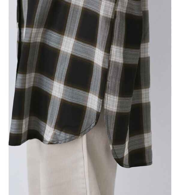 Rope&rsquo;Picnic「オンブレチェックシャツ/UVケア」|シャツ・ブラウス|