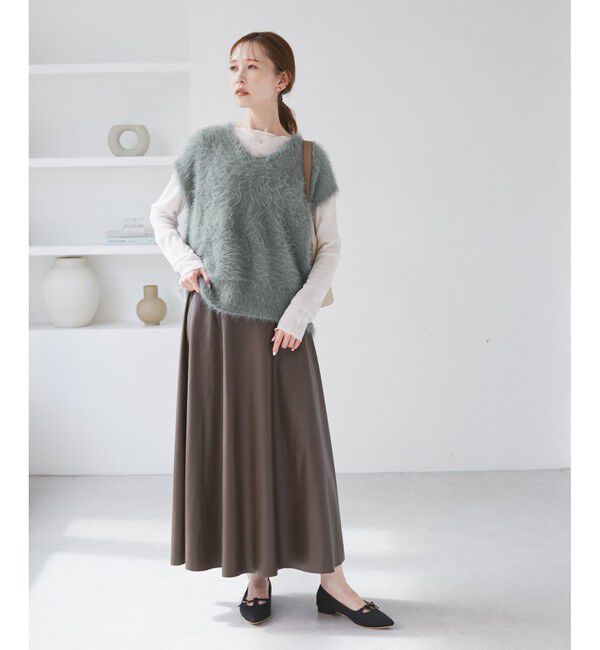 Rope&rsquo;Picnic「シャギーニットベスト」|ベスト・ジレ|