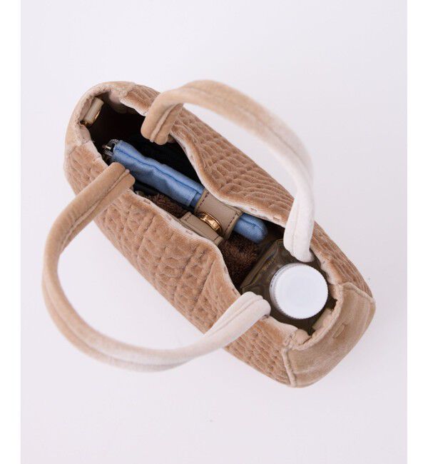 ROPE PICNIC PASSAGE「キルティングベロアミニショルダーバッグ」|ショルダー・メッセンジャー|