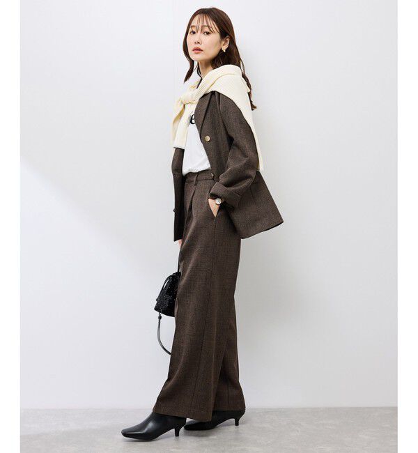 Rope&rsquo;Picnic「スリートーンツイードジャケット/セットアップ対応」|テーラードジャケット|