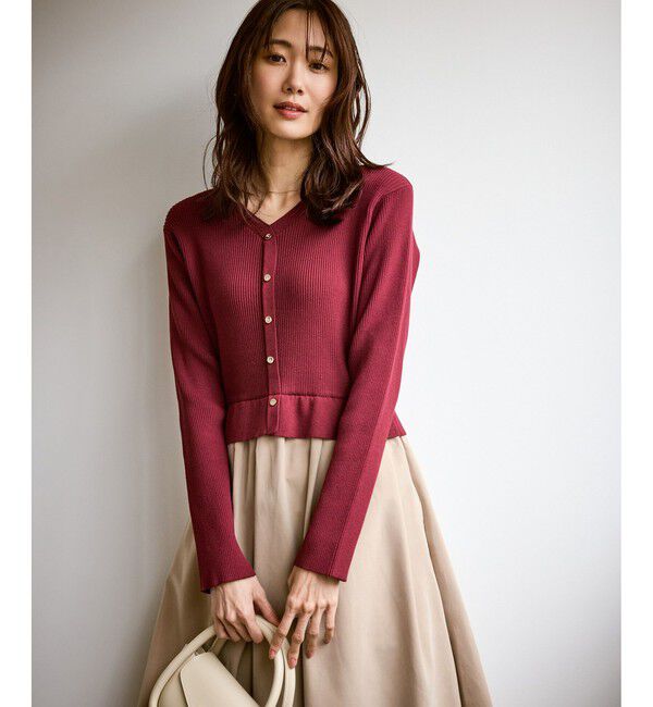 Rope&rsquo;Picnic「【新色追加】メタル釦ドッキングワンピース」|ワンピース|