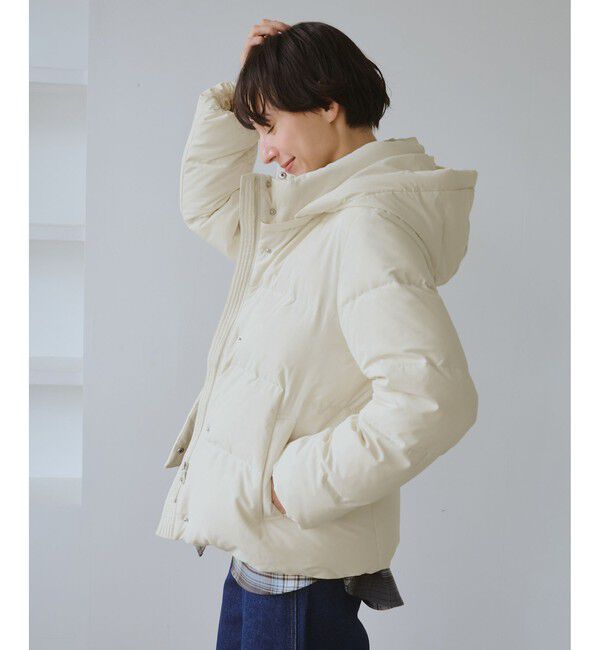 Rope&rsquo;Picnic「【GREEN DOWN/グリーンダウン】ショートダウン/リンクコーデ」|ダウン|