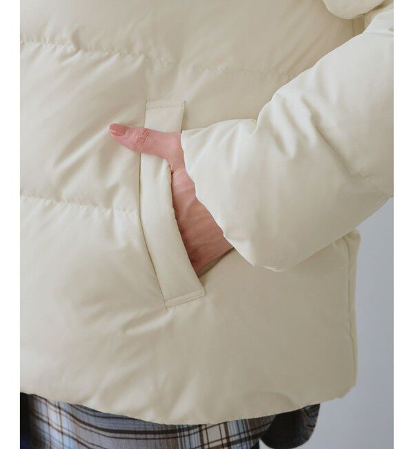 Rope&rsquo;Picnic「【GREEN DOWN/グリーンダウン】ショートダウン/リンクコーデ」|ダウン|