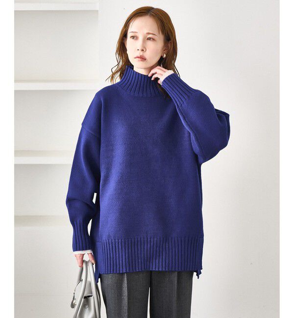 Rope&rsquo;Picnic「【WEB限定】サイドスリットニットプルオーバー/イージーケア」|ニット・セーター|