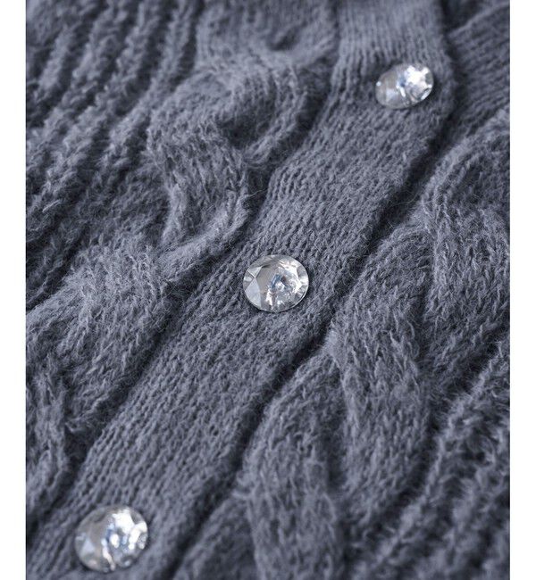 Rope&rsquo;Picnic「ゆるケーブル編みVネックニットカーディガン」|カーディガン|