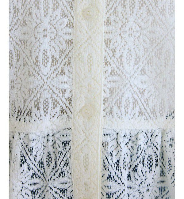 Rope&rsquo;Picnic「レースペプラムシャツブラウス」|シャツ・ブラウス|