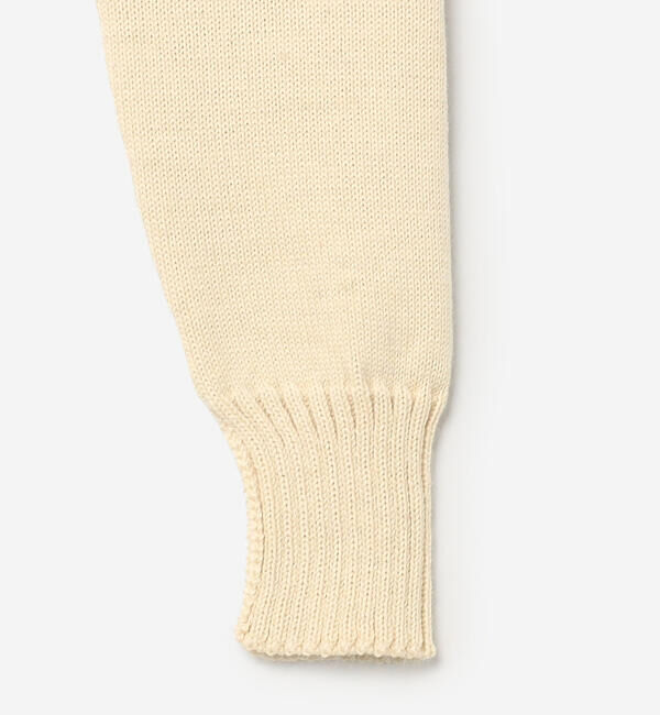  「Le Tricoteur | クロップド ガンジーセーター WOMEN」|ニット・セーター|