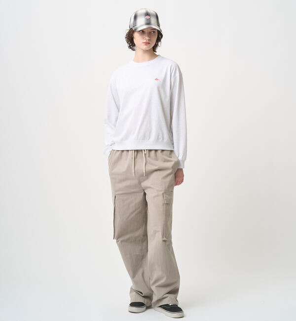 DANTON「DANTON | クルーネック 長袖Tシャツ WOMEN」|Tシャツ・カットソー|