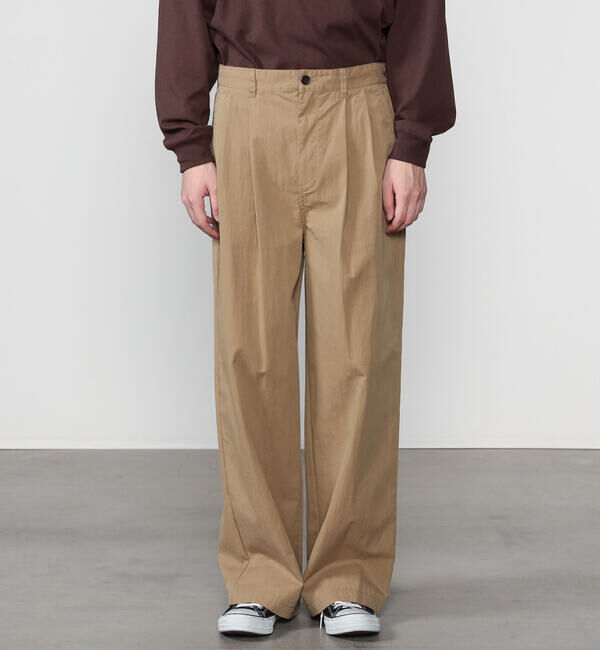 DANTON「DANTON | 2タックワイドイージーパンツ MEN」|チノ|