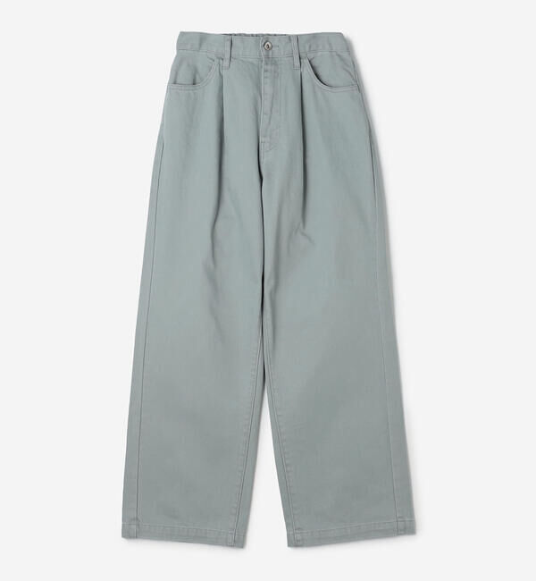 DANTON「DANTON | コットンカツラギ タックパンツ WOMEN」|チノ|