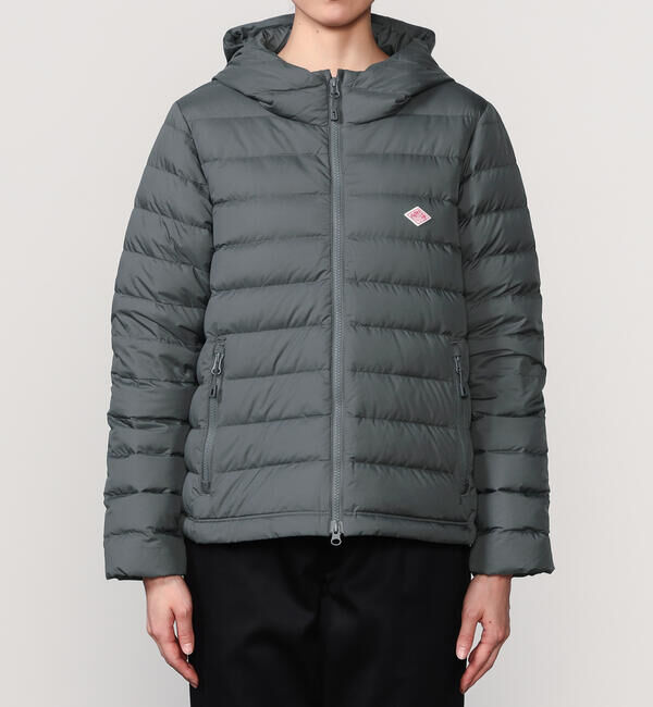 DANTON「DANTON | ナイロンタフタ フードダウンジャケット WOMEN」|ダウン|