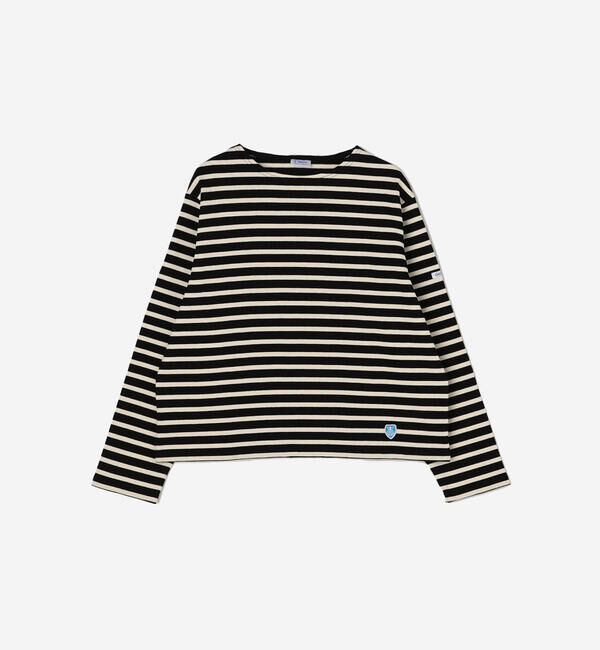 ORCIVAL「ORCIVAL | コットンロード クルーネックTシャツ WOMEN」|Tシャツ・カットソー|BLACK系1