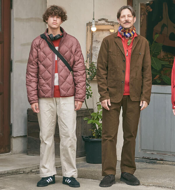 ORCIVAL「ORCIVAL | コットンカツラギ ダブルニーイージーパンツ MEN」|チノ|