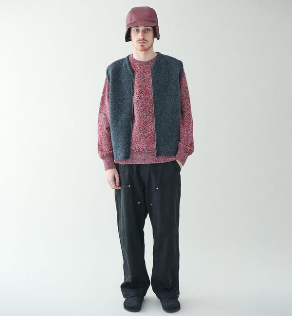 ORCIVAL「ORCIVAL | コットンカツラギ ダブルニーイージーパンツ MEN」|チノ|