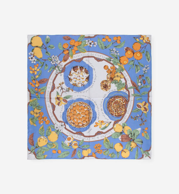  「manipuri | シルクスカーフ アンティークレシピ 65&times;65 WOMEN」|バンダナ・スカーフ|