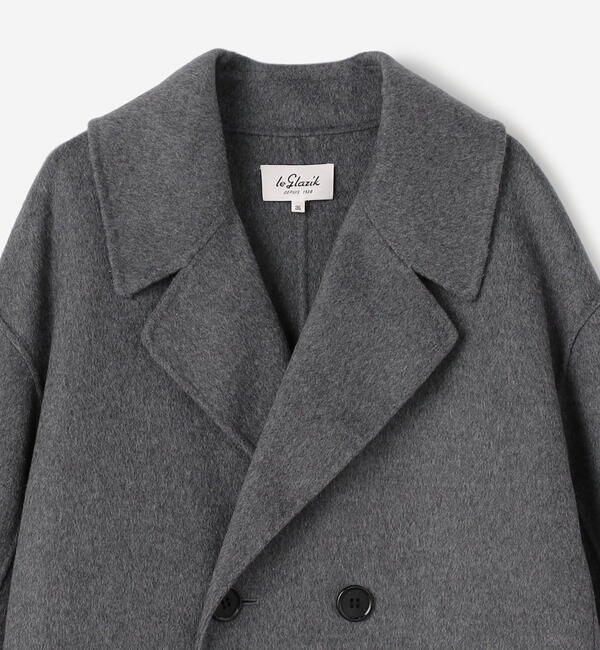 LE GLAZIK「LE GLAZIK | ウール ダブルフェイスコート WOMEN」|ダッフルコート|