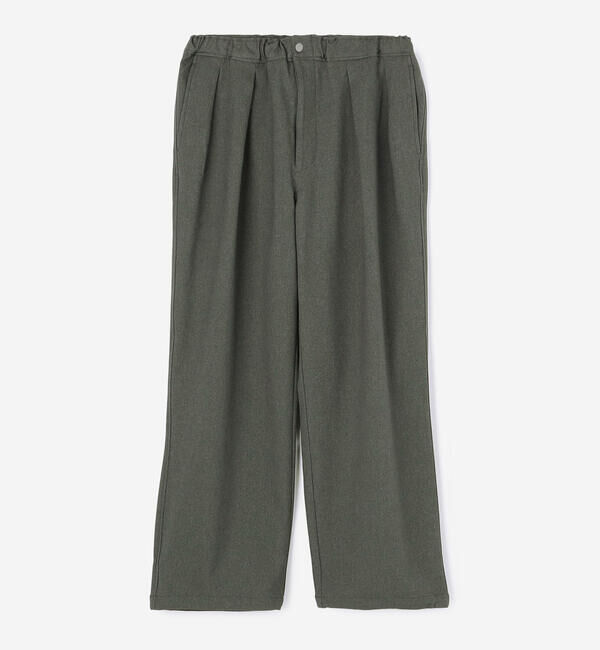 GYMPHLEX「Gymphlex | ポリフランネル 2プリーツイージーパンツ MEN」|チノ|