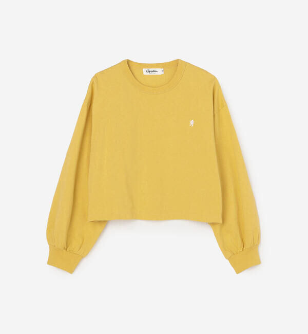 GYMPHLEX「Gymphlex | コンパクトジャージー パフスリーブ長袖プルオーバー WOMEN」|Tシャツ・カットソー|