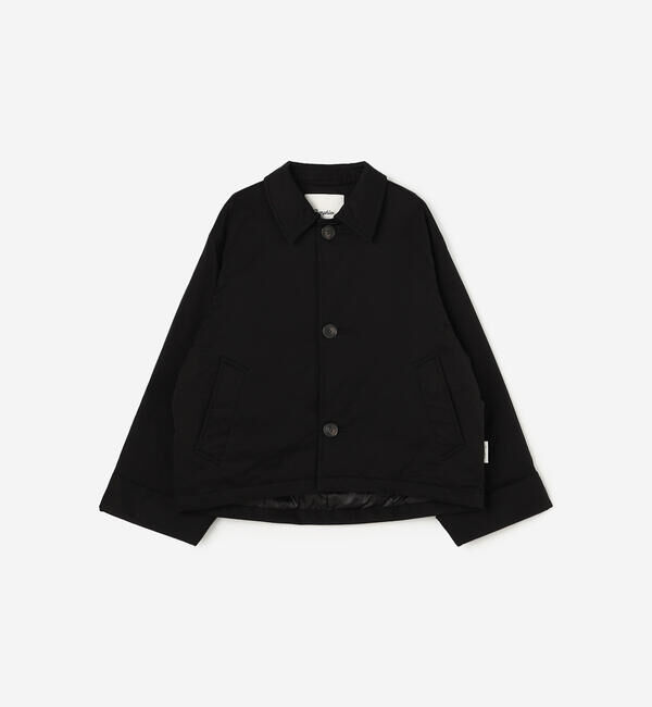 GYMPHLEX「Gymphlex | ツイル ショートコート WOMEN」|ダウン|BLACK