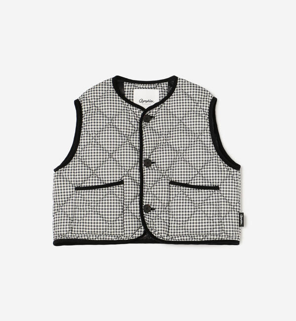 GYMPHLEX「Gymphlex | ナイロンタフタ キルトダウンショートベスト WOMEN」|その他|