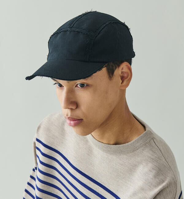  「KIJIMA TAKAYUKI | 5P ジェットキャップ MEN」|キャップ・キャスケット|BLACK