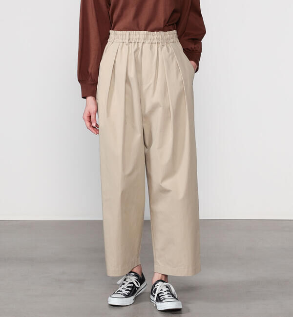  「nicholson & nicholson |〈別注〉ワイドイージーパンツ WOMEN」|チノ|