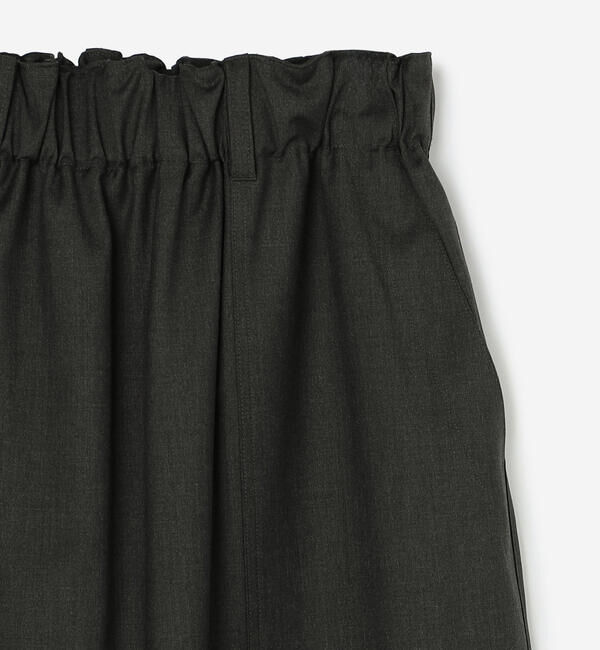  「nicholson & nicholson | ストレッチウール ロングスカート WOMEN」|スカート|