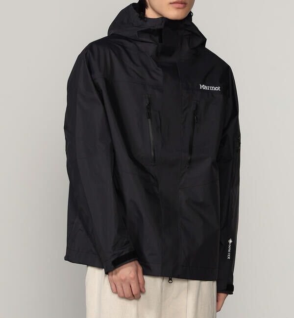  「Marmot | 〈別注〉GORE-TEX3L シェルジャケット MEN」|ブルゾン・スタジャン|BLACK