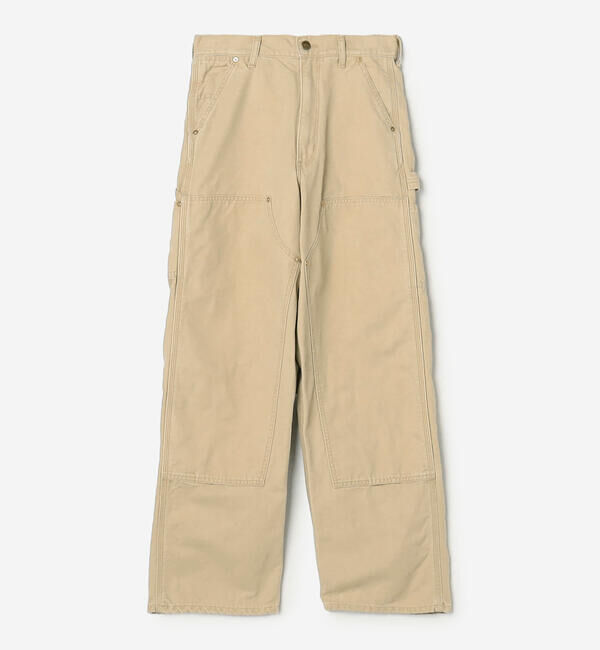  「orSlow | 〈別注〉 DOUBLE KNEE WORK PANTS BEIGE WOMEN」|チノ|