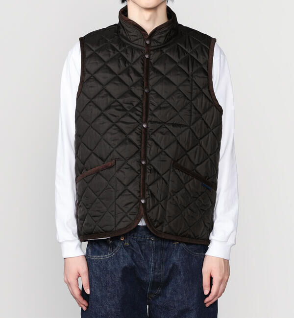  「LAVENHAM | 〈別注〉 スタンドカラー キルティングベスト MEN」|ダウンベスト・ベスト|