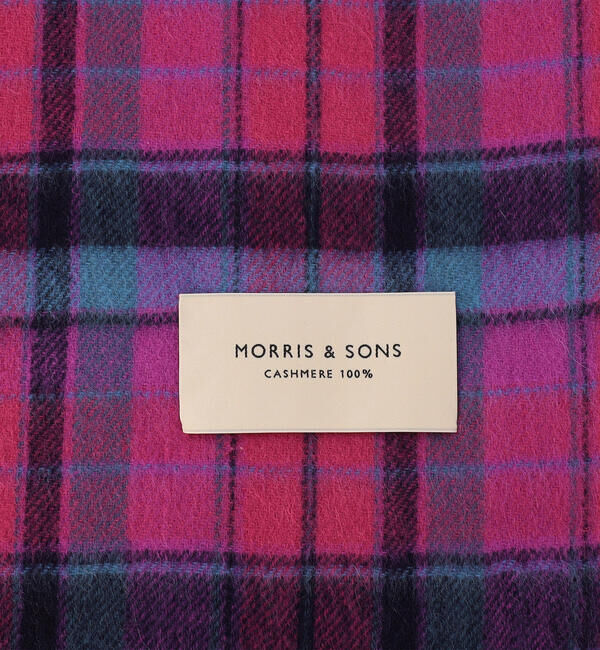 Morris & Sons「MORRIS & SONS | カシミヤマフラー CHECK」|マフラー|